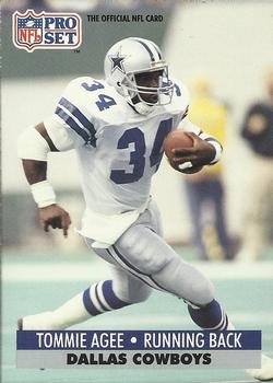 Tommie Agee Dallas Cowboys 1991 Pro set NFL #127